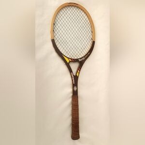 Vintage Davis Diagonal Strung Fiberglass Composite Tennis Racquet TAD 80s 3L Cus